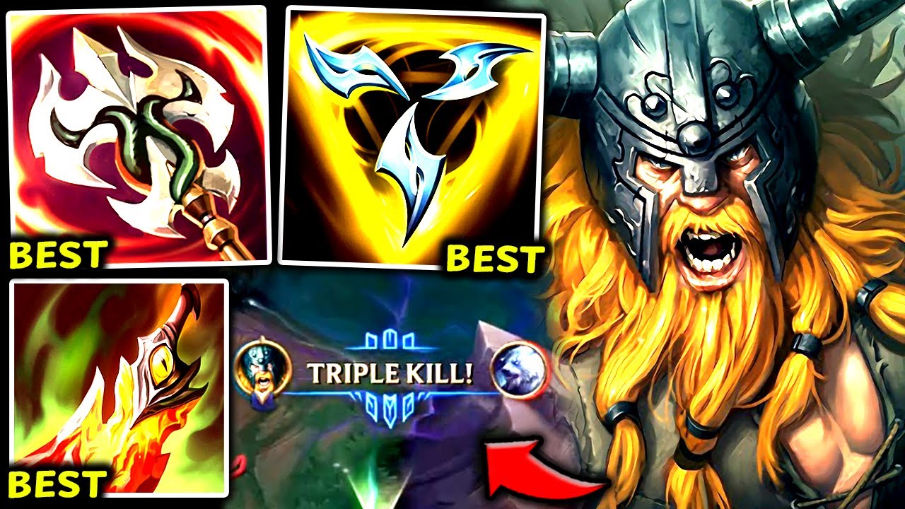 OLAF TOP BUT I 1V5 WITH AN ENTIRE TEAM LOSING (FANTASTIC👌) - 2025 Olaf TOP Gameplay Guide