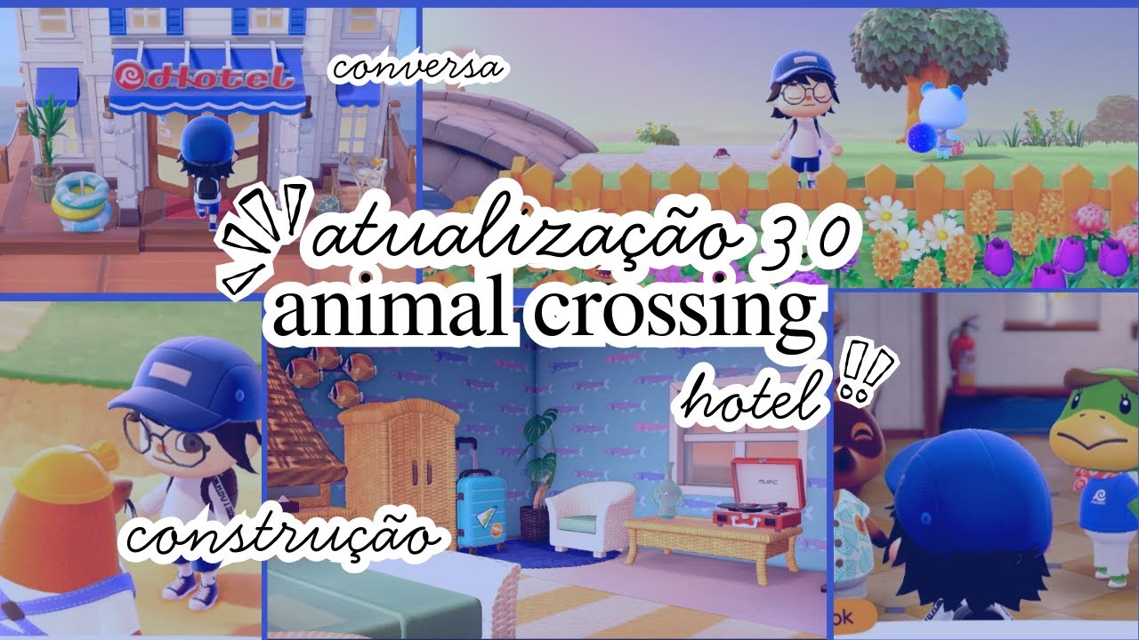 conhecendo o hotel: atualização ACNH 3.0!