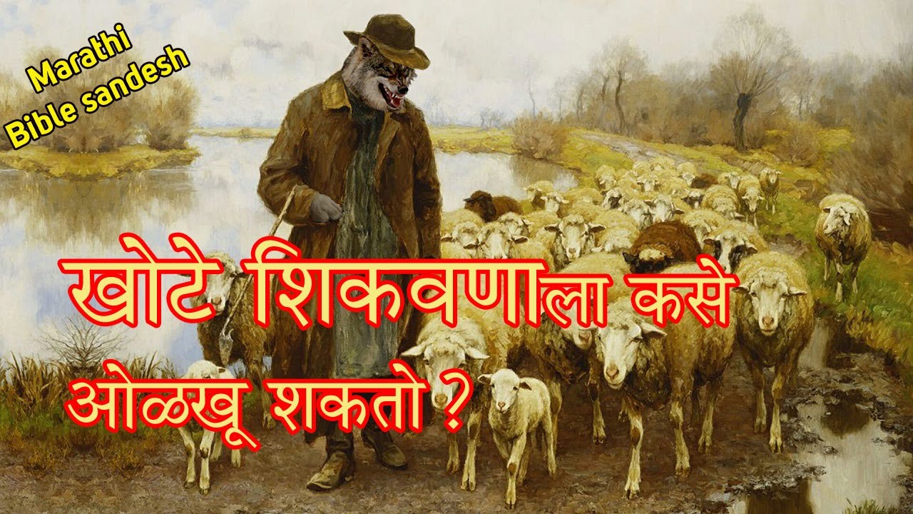 #70 खोटे शिकवण व परिणाम | Marathi Bible Sandesh | Peace Happiness