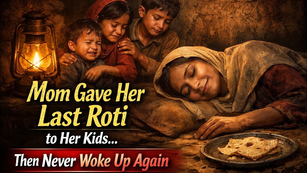 Mom Gave Her Last Roti to Her Kids… Then Never Woke Up Again 😭💔