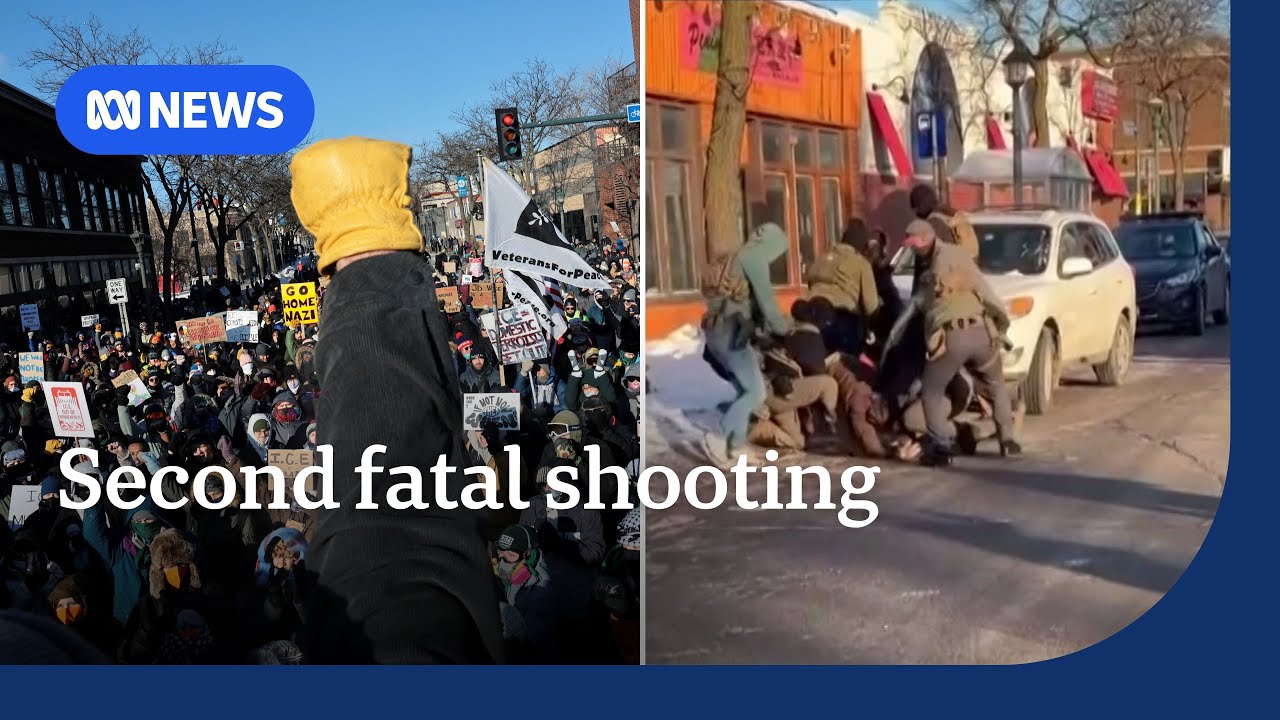 Deadly shooting sparks more protests in Minneapolis amid immigration crackdown | ABC NEWS