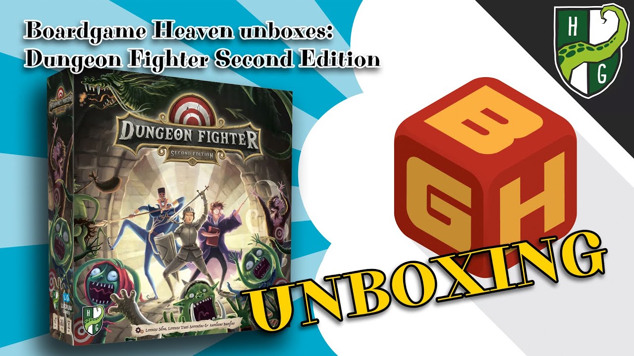 Board Game Heaven Unboxing 168: Dungeon Fighter Second Edition (Horrible Guild)