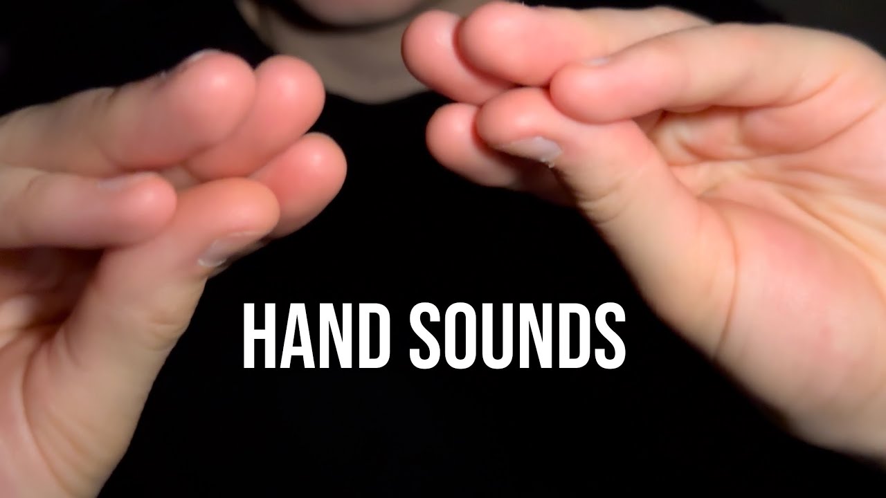 ASMR Hand Sounds (No Talking) Dark Background LOWFI
