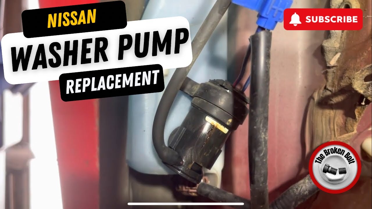 Windshield Washer Pump Removal and Installation- 2005-2012 Nissan Frontier