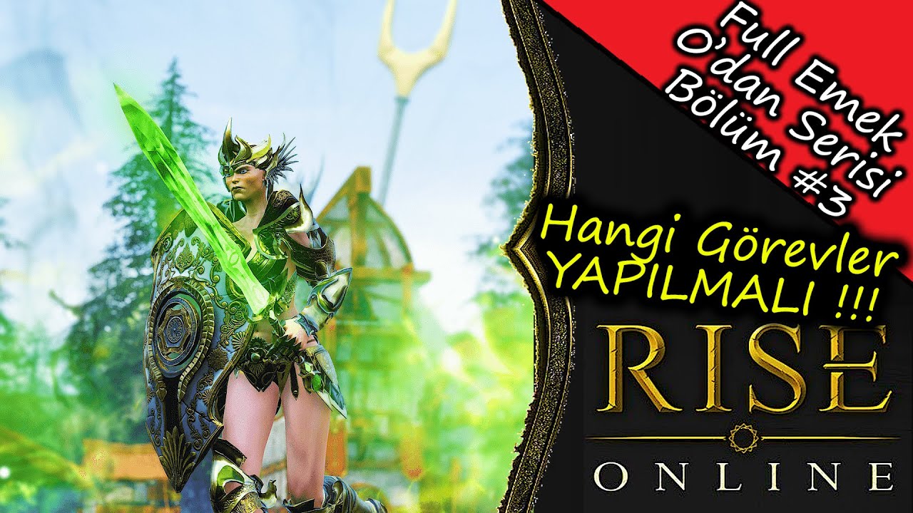 Rise Online Hangi Lunaskar Görevleri Yapılmalı & Full Emek Sıfırdan Serisi Bölüm 3 | Oyun Kaptanı