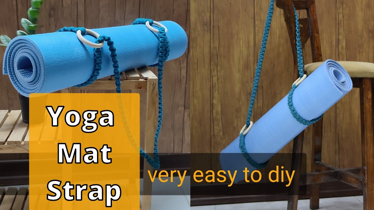 how to make macrame yoga strap | DIY MACRAME YOGA MAT STRAP PROJECTS FOR COMPLETE BEGINNERS
