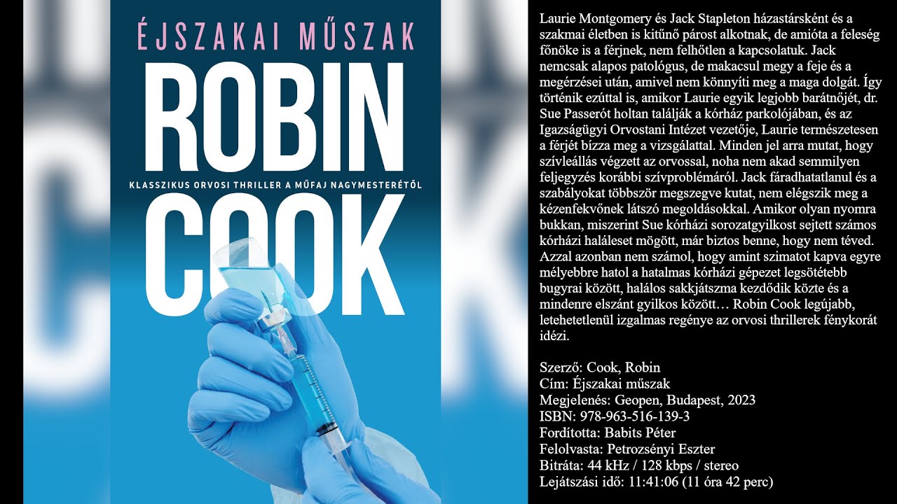 Cook, Robin: Éjszakai ​műszak