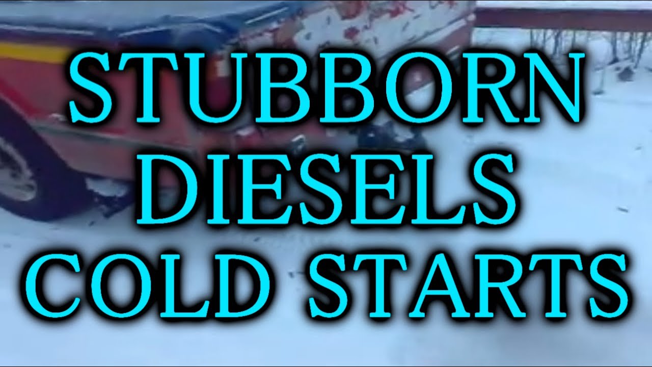 S5E14. HARD DIESEL COLD STARTS! Compilation. Холодный запуск дизель в мороз. Odpalanie diesla zimą.