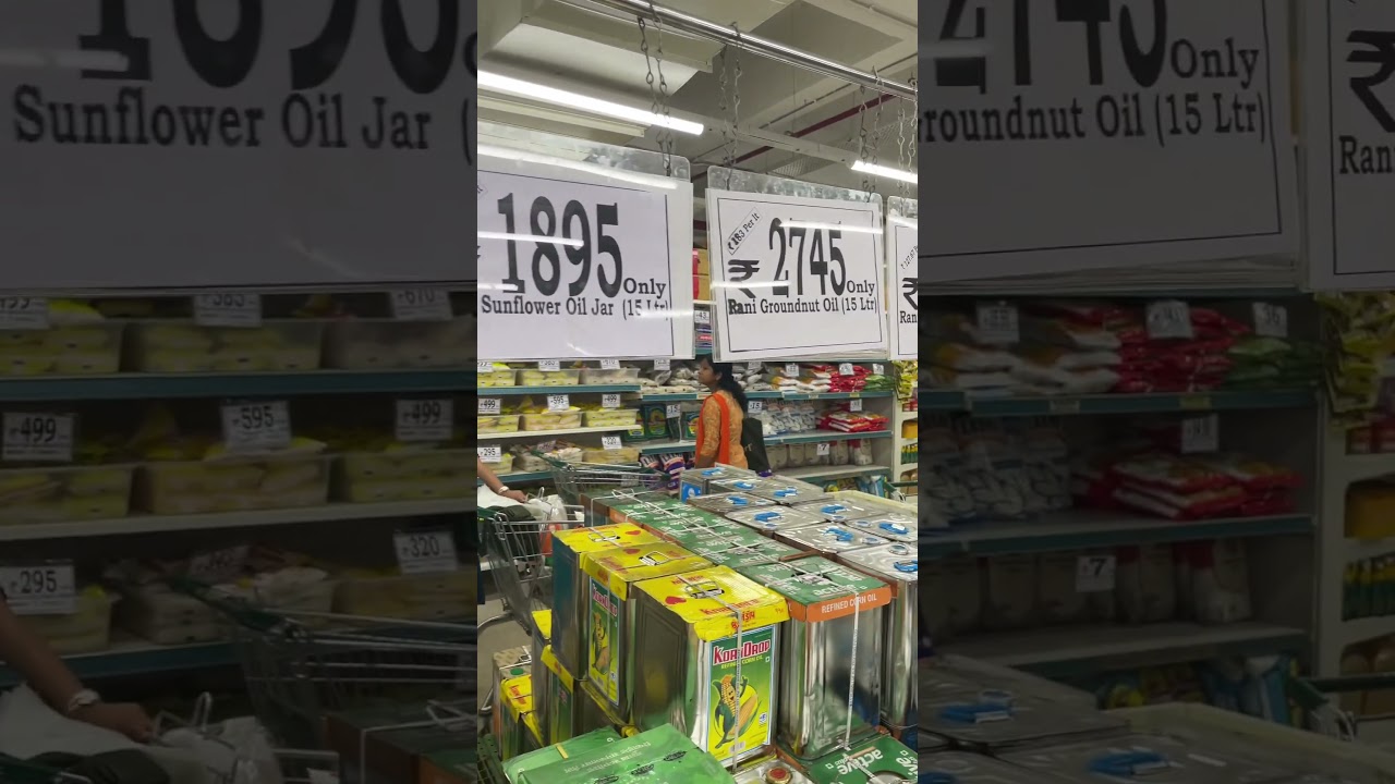 D&rsquo;mart today oil price list #viral #food #shortvideo