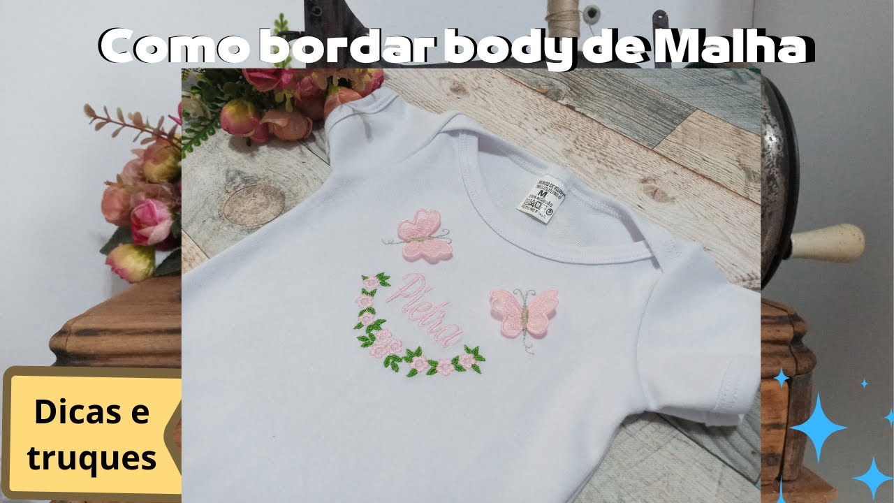 Como Bordar Body de Malha