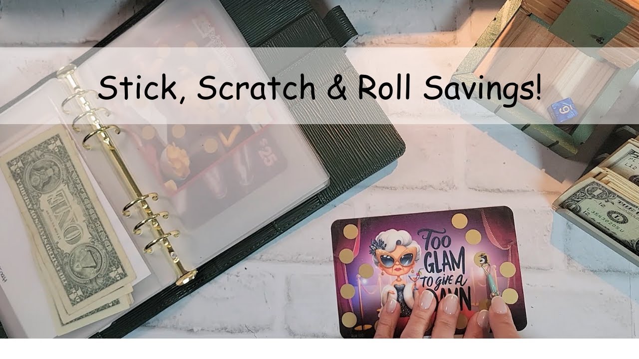 Stick, Scratch & Roll | Коплю на расходы #деньги #набиваниеналичными