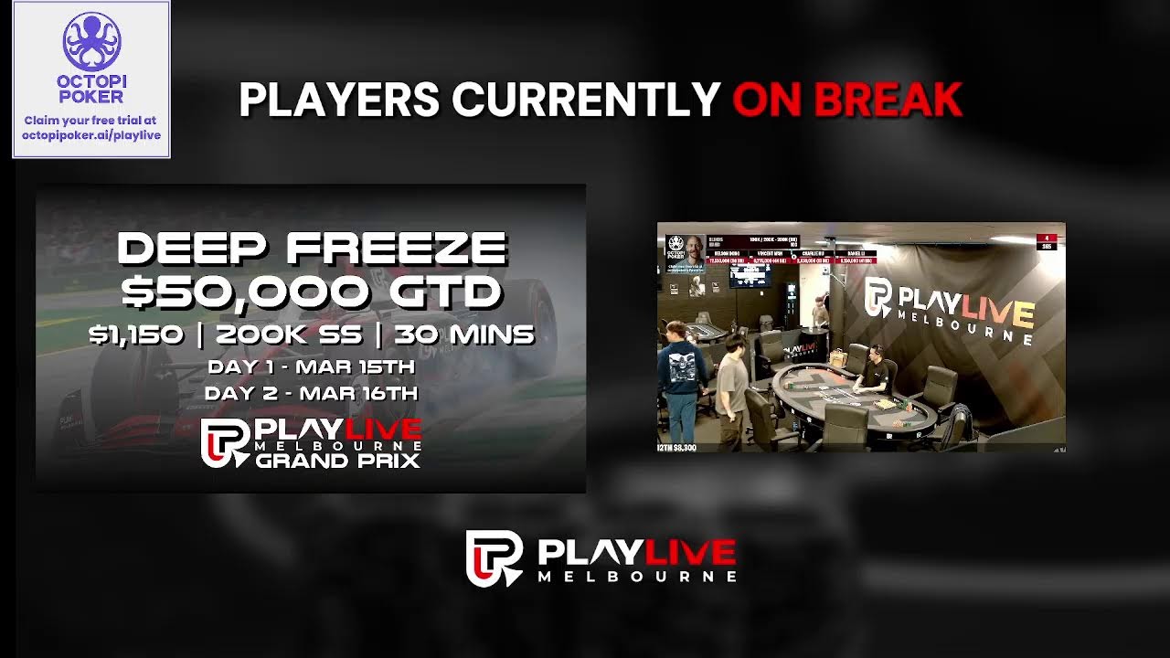 THE MAIN EVENT DAY 3 - LIVE AT PLAYLIVE MELBOURNE - $1500 Buy In - $472,580 PRIZE POOL