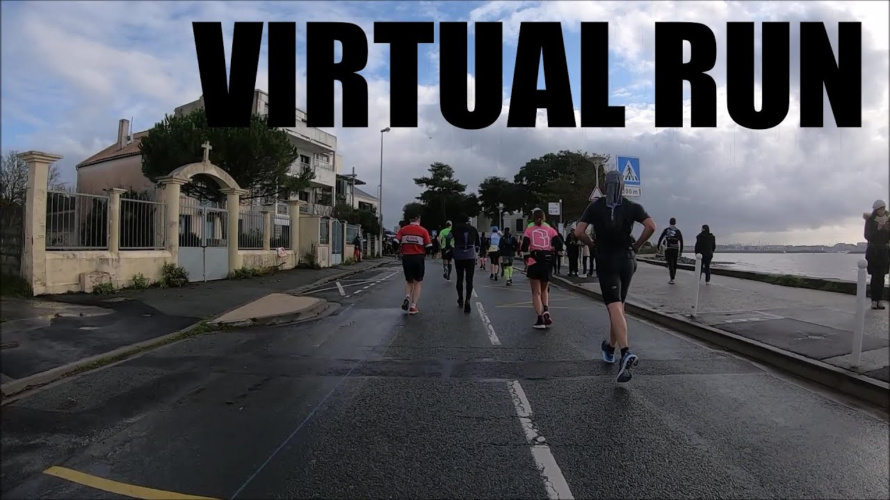 Full Marathon For Treadmill  (Part 1)- Virtual Run Marathon de la Rochelle
