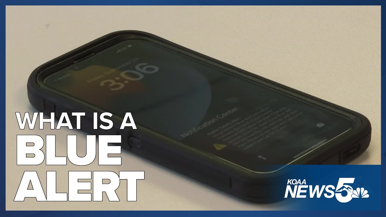 What is a BLUE alert and in what situations does it get used?