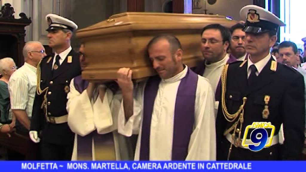 MOLFETTA | Mons. Martella, camera ardente in Cattedrale