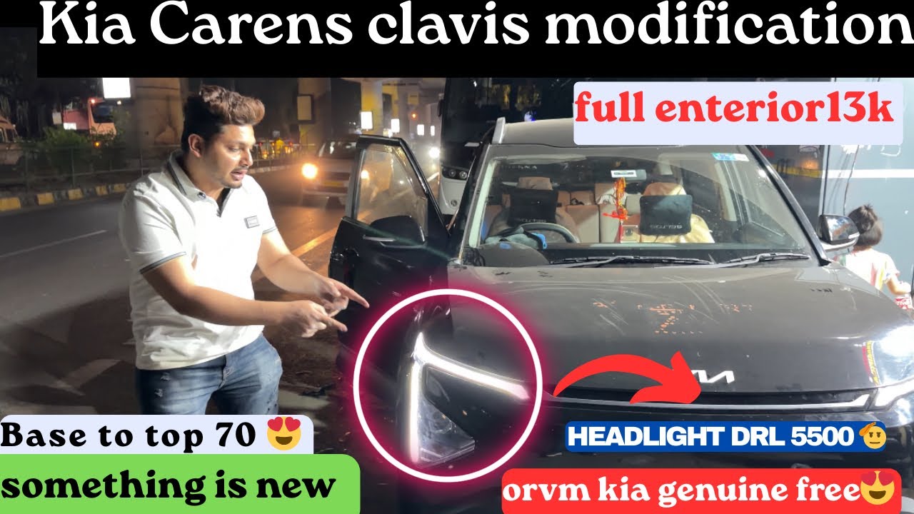 Kia Carens clavis modification😍kia Carens clavis base to top😍