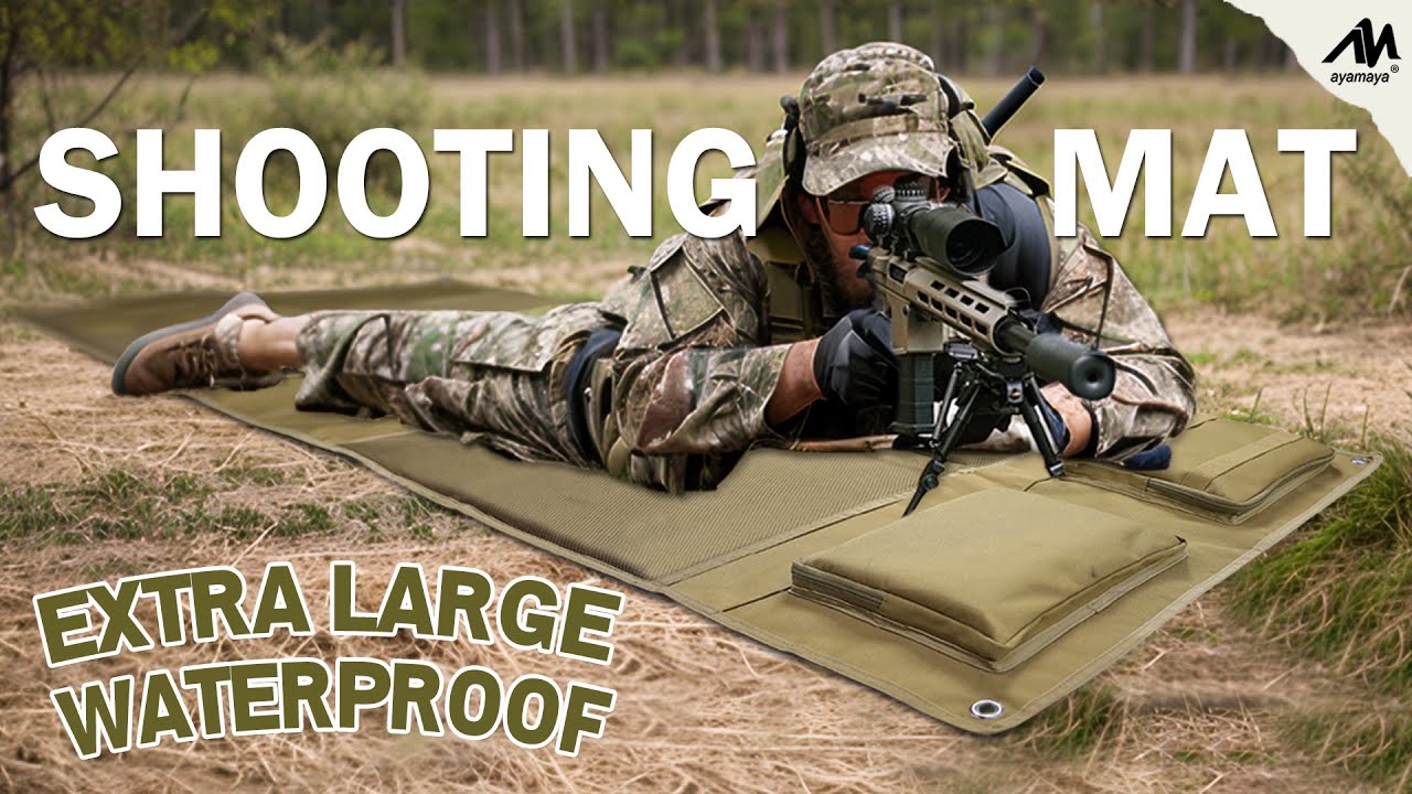 RoamRider Padded Shooting Mat &ndash; Extra Large, Waterproof & Tactical for Hunting & Range Shooting