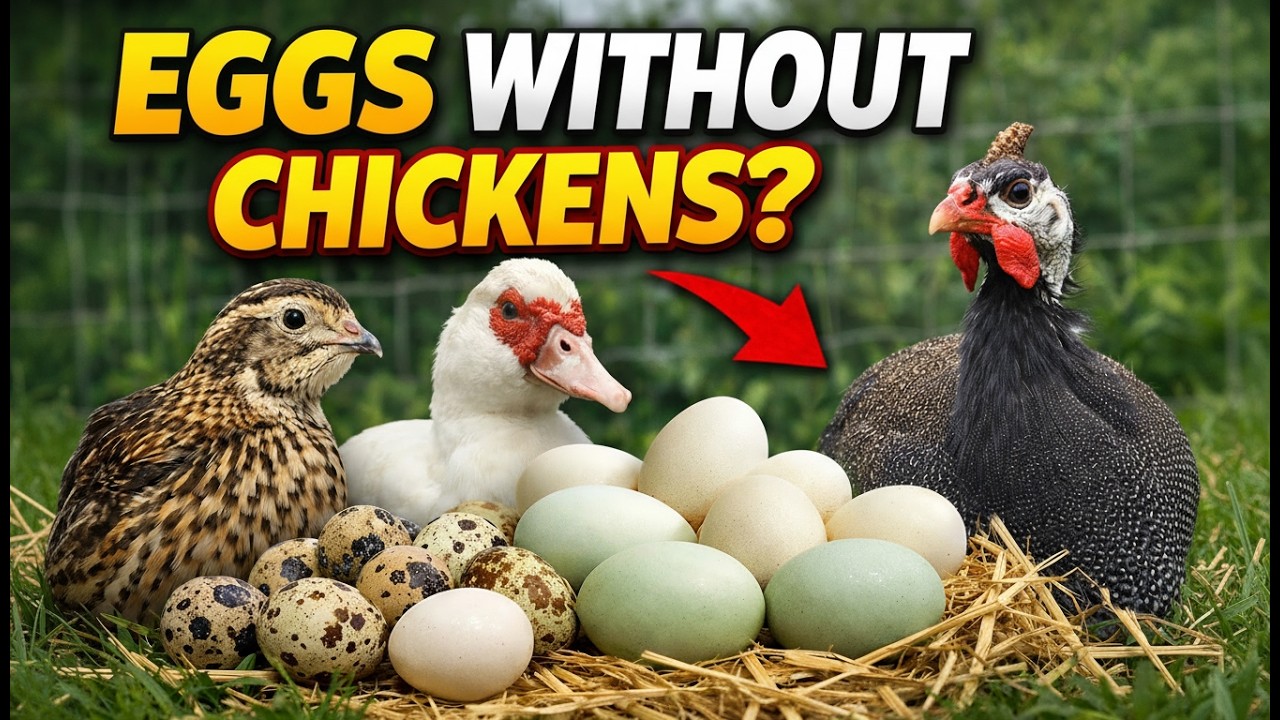 The ONLY 3 Animals Worth Raising for Egg Production on Small Plots (Chickens Aren't #1)