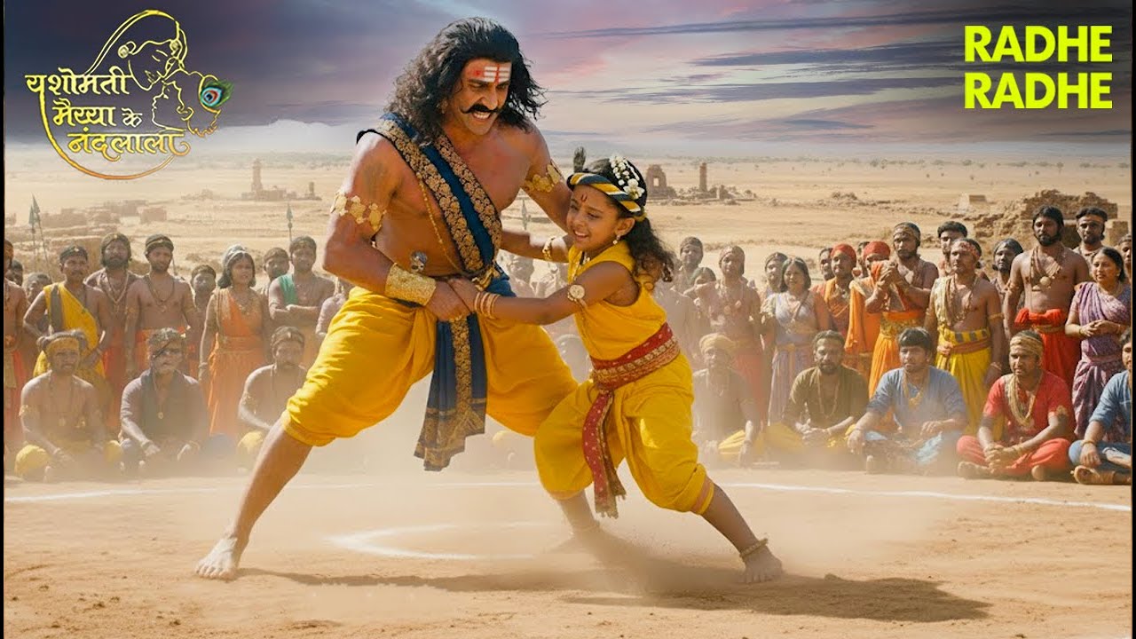 श्री कृष्णा लीला | बालक कृष्ण के हाथों हुआ कंस का संहार! ⚔️🙏 | Yashomati Maiyaa #krishna #radheshyam