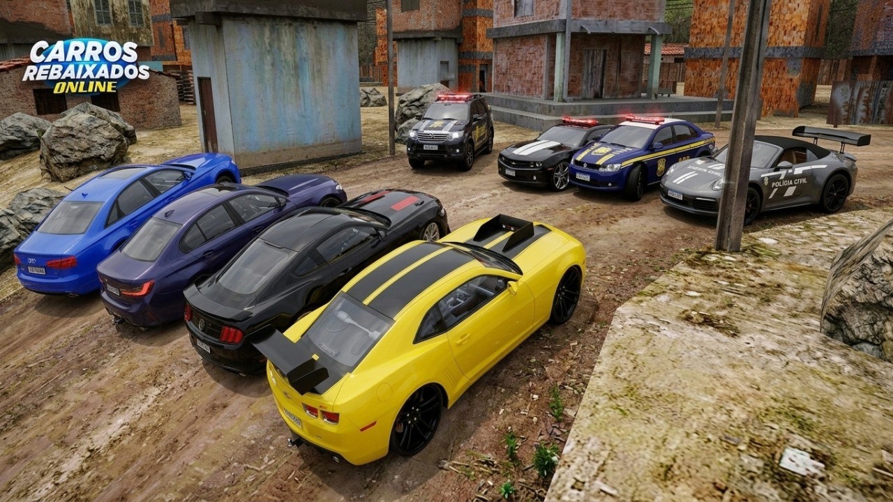 CARROS REBAIXADOS ONLINE | LADRÃO vs TODAS AS POLICIA COM CARROS ESPORTIVOS 