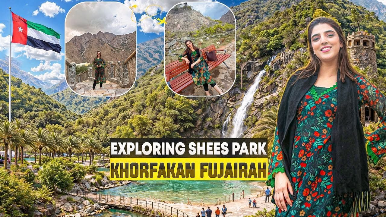 UAE’s Hidden Gem 🇦🇪 | Shees Park Waterfall & Mountain Views | Dubai Vlog