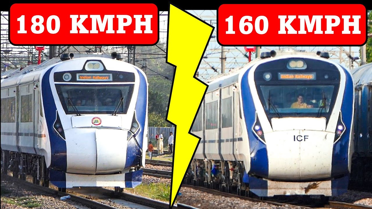 Vande Bharat Mania : 180 kmph vs 170 kmph vs 160 kmph Vande Bharat Express