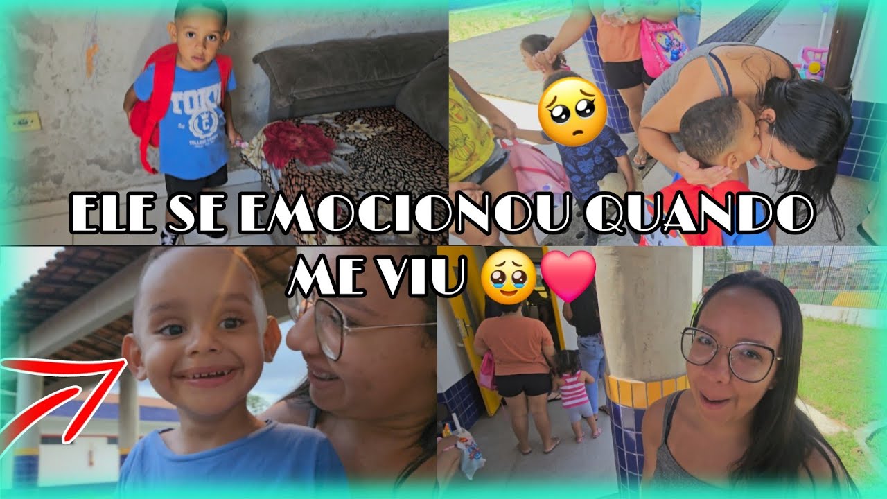 CHEGOU O 1°DIA DO BABY NA CRECHE 🥹OLHA A REAÇÃO DELE