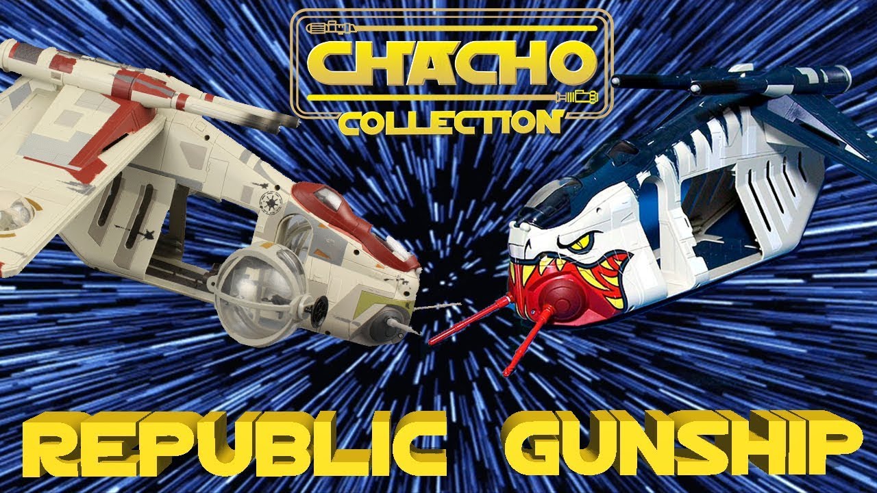 REPUBLIC GUNSHIP Hasbro- Todas las que existen