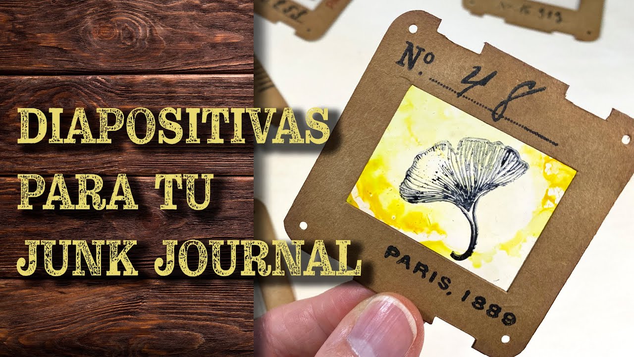 Crea tus propias diapositivas sin troqueles: un precioso adorno para tus journals