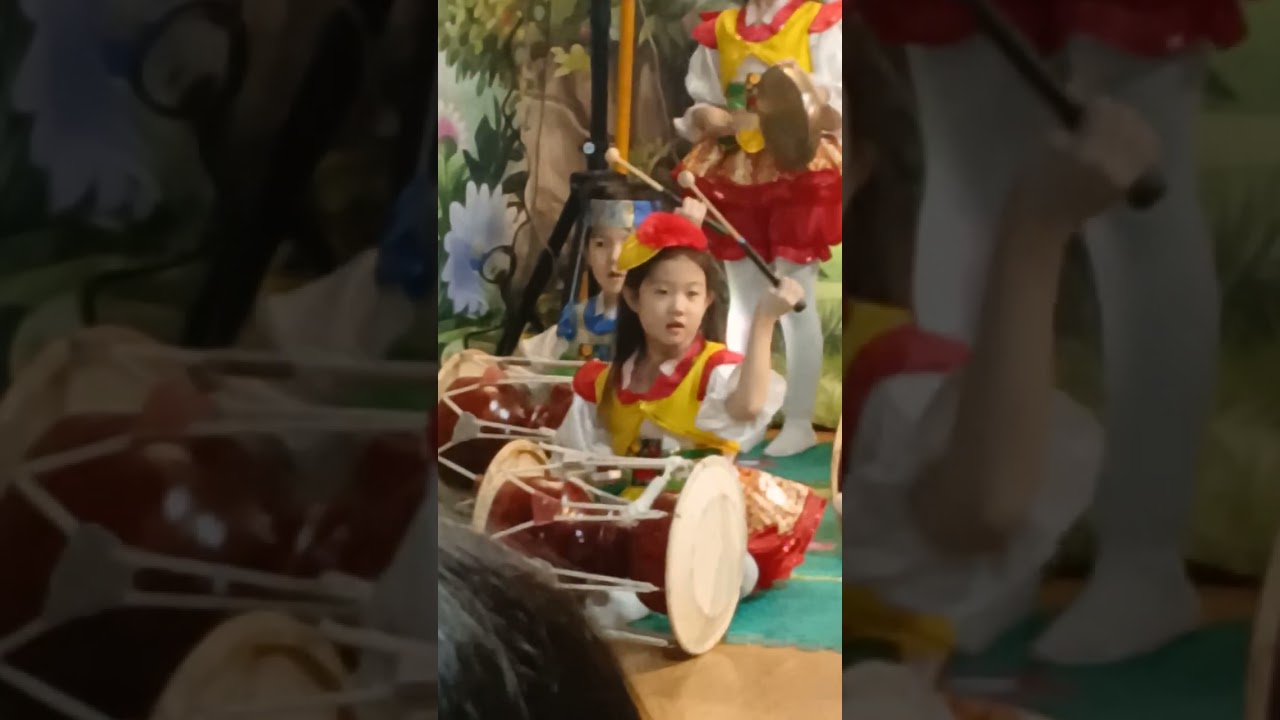 열린키즈어린이집 재롱잔치 굿거리 자진모리장단 장구