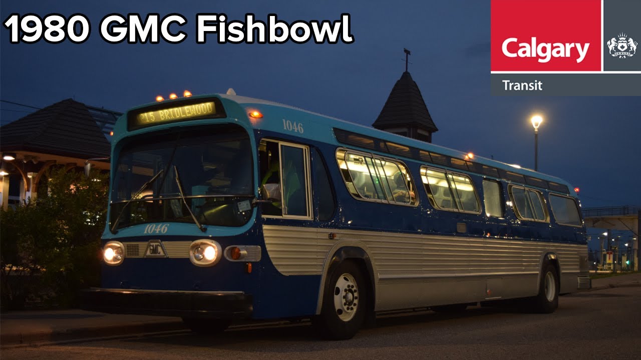 Calgary Transit: 1980 GM Fishbowl Charter Ride (#1046)