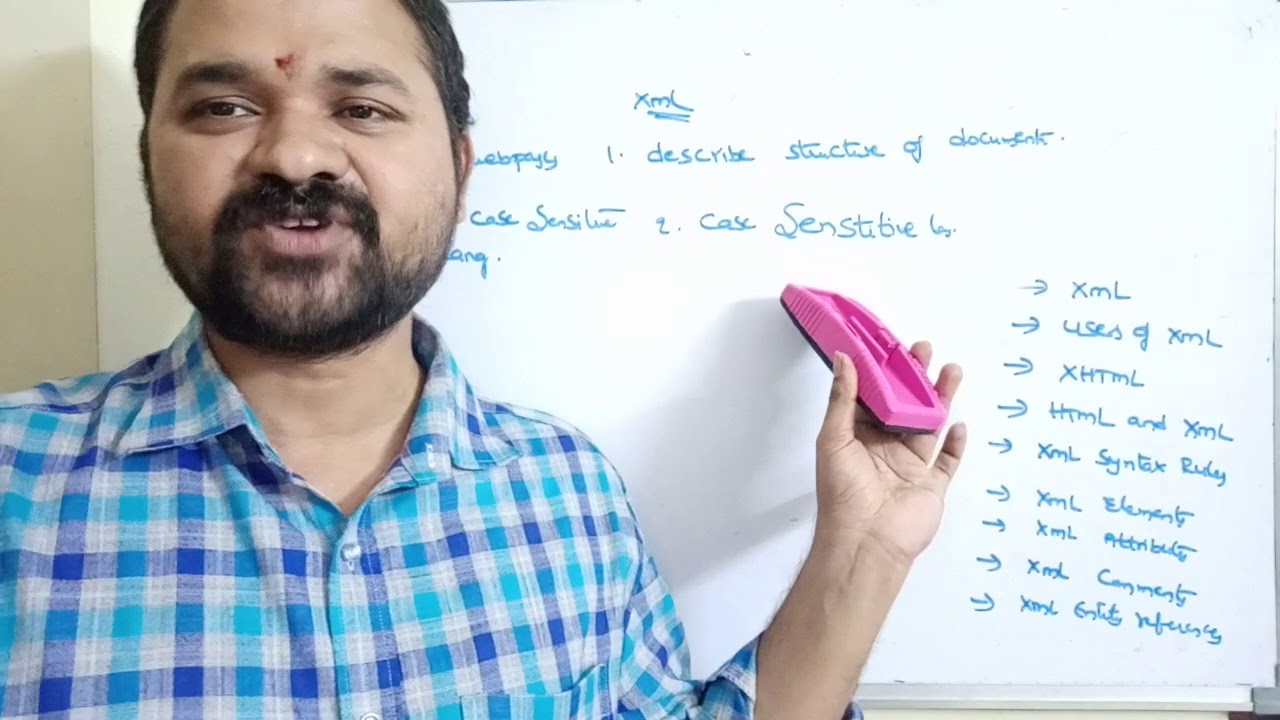 XML Baics ( What is XML, Uses of XML,HTML vs XML,XML Syntax rules,XML Comments)