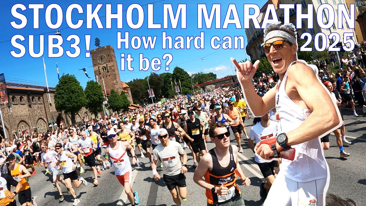 Stockholm Marathon 2025 - A race report vlog towards SUB3