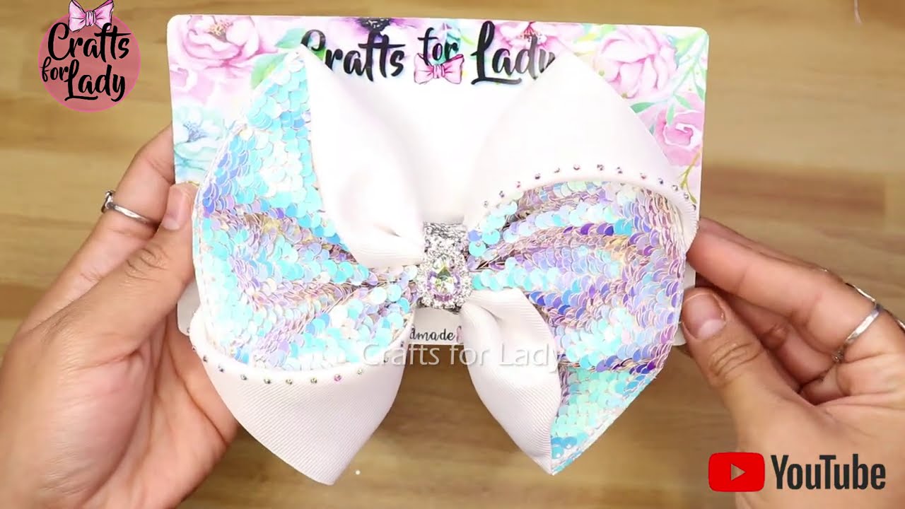 Laco Dochino invertido 🎀 con listón de 7.5 cm de ancho || moños de moda para niñas || #craftsforlady