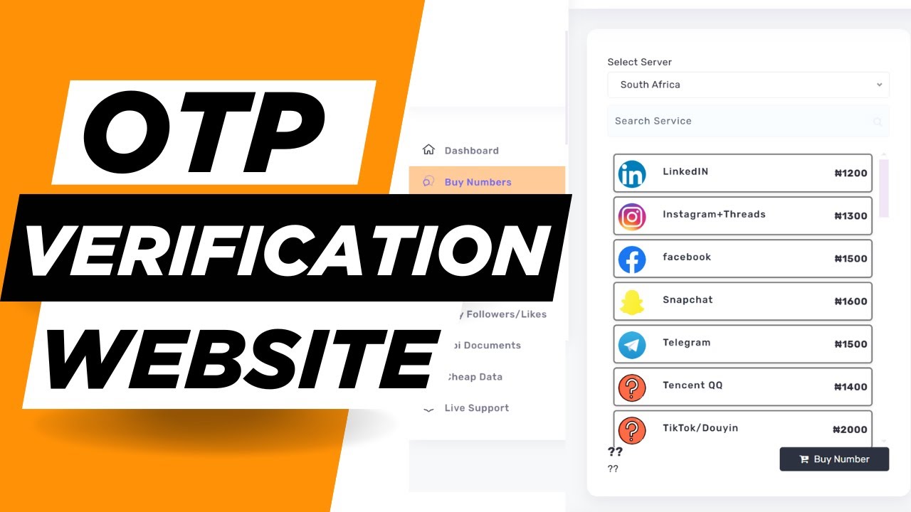 How to Create OTP SMS Verification Website | Virtual Temporary Phone Number Verification Website