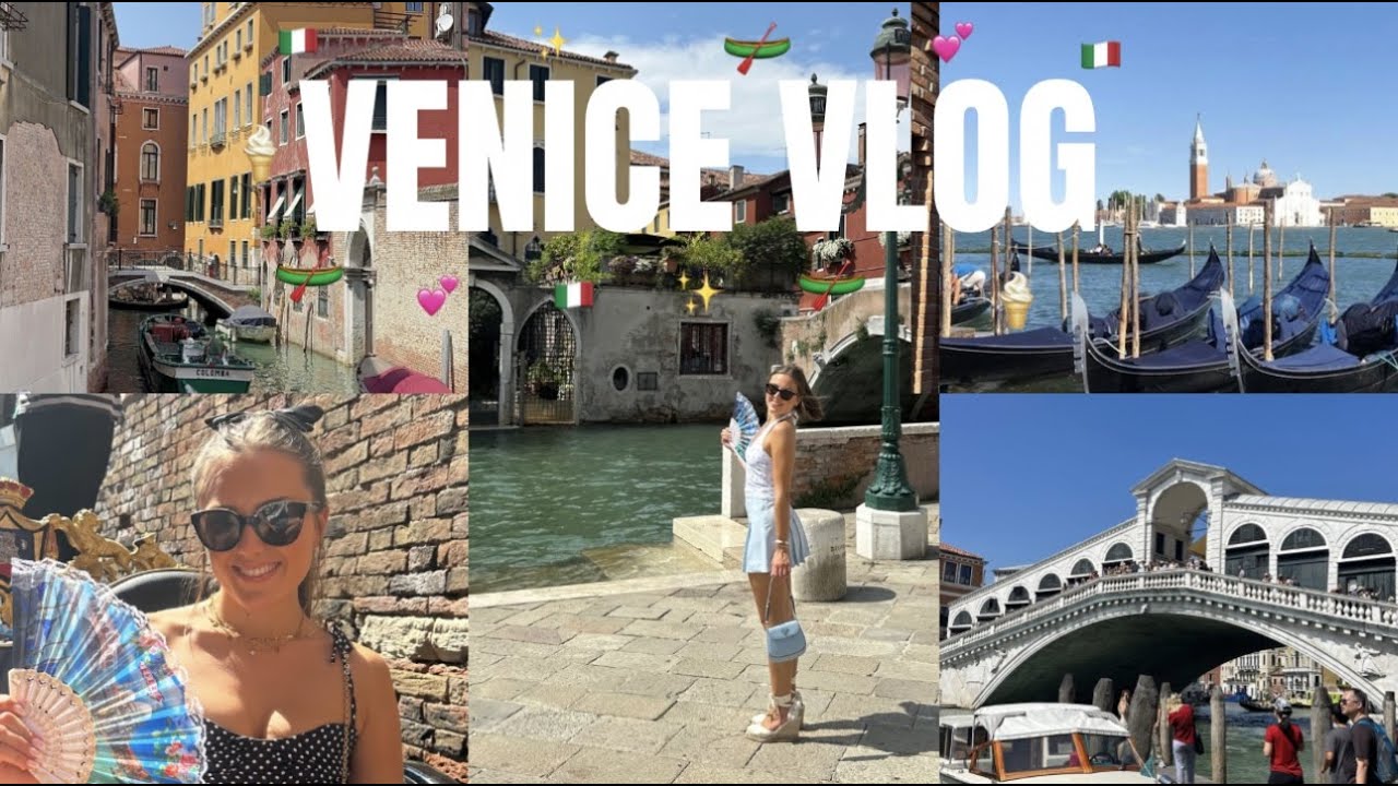 VENICE TRAVEL VLOG! COME WITH ME TO VENICE, ITALY!🛶💕🇮🇹🍦🍝