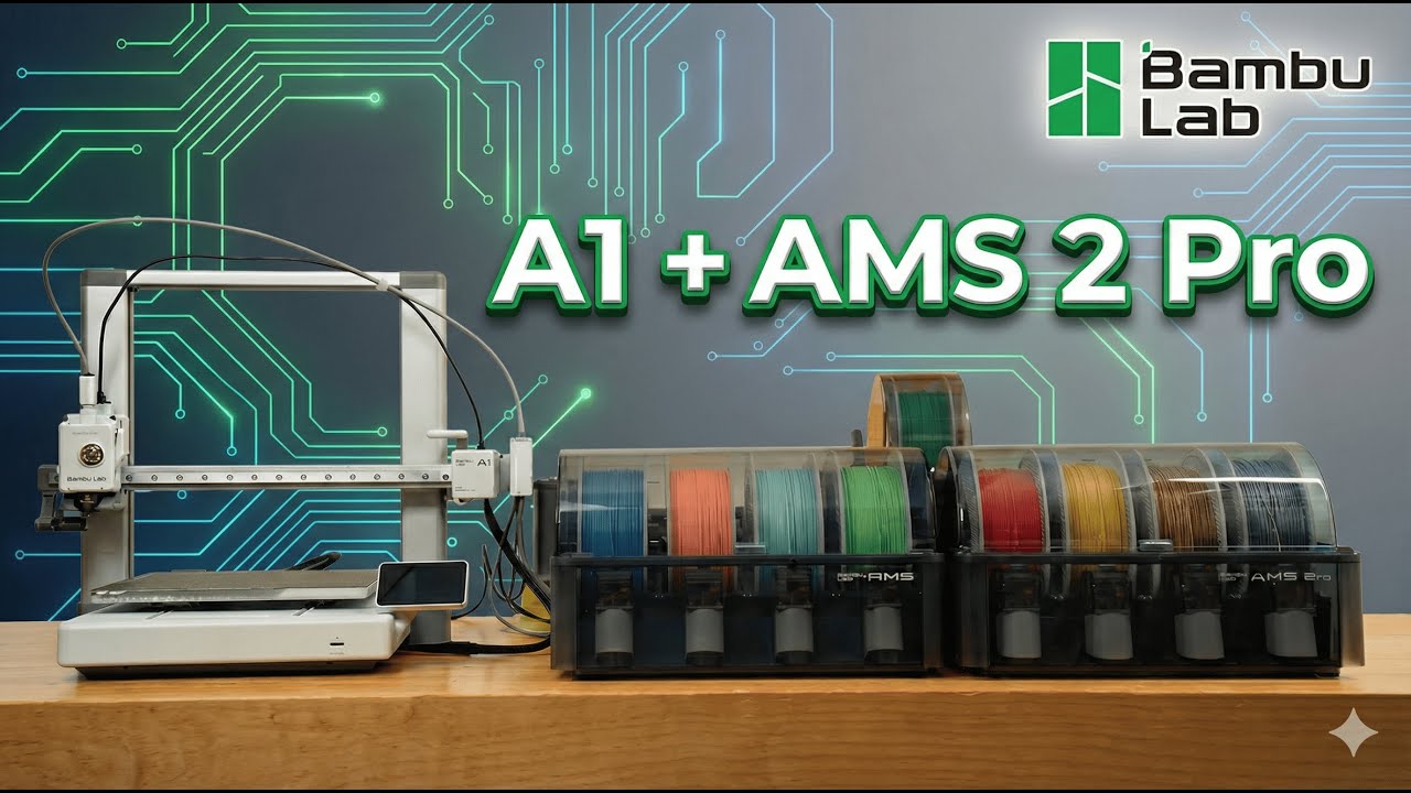 Cách kết nối Bambulab A1 với AMS 2 Pro: Sự nâng cấp đáng giá!