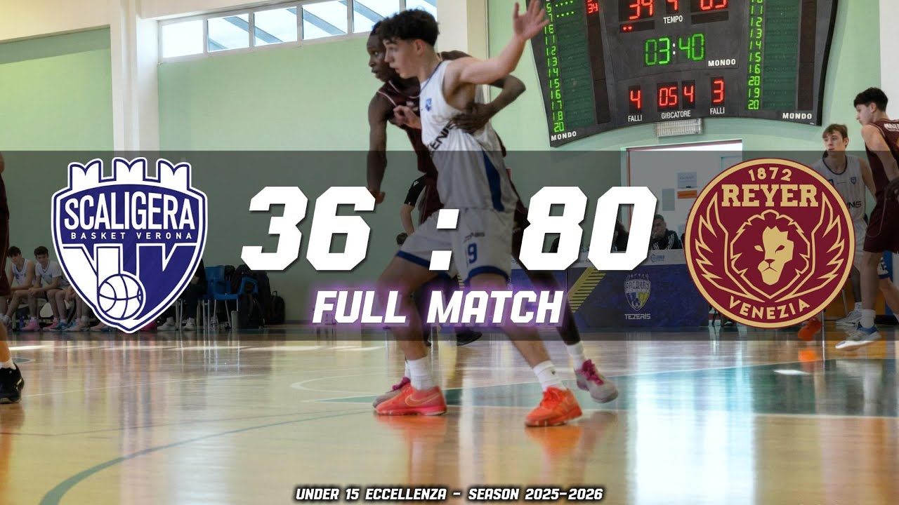 U15 Eccellenza | Tezenis VR - Umana Reyer VE | Match Day 14 | FULL MATCH | 11.01.2026