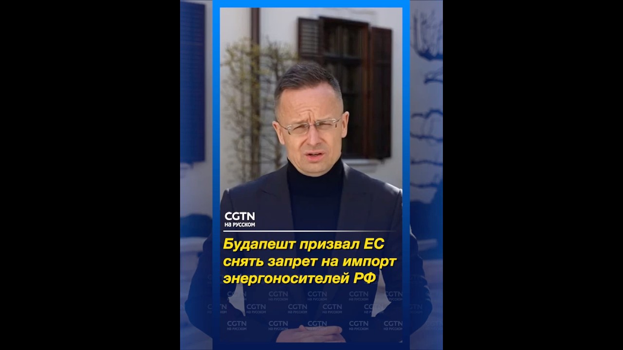 Будапешт призвал ЕС снять запрет на импорт российских энергоносителей