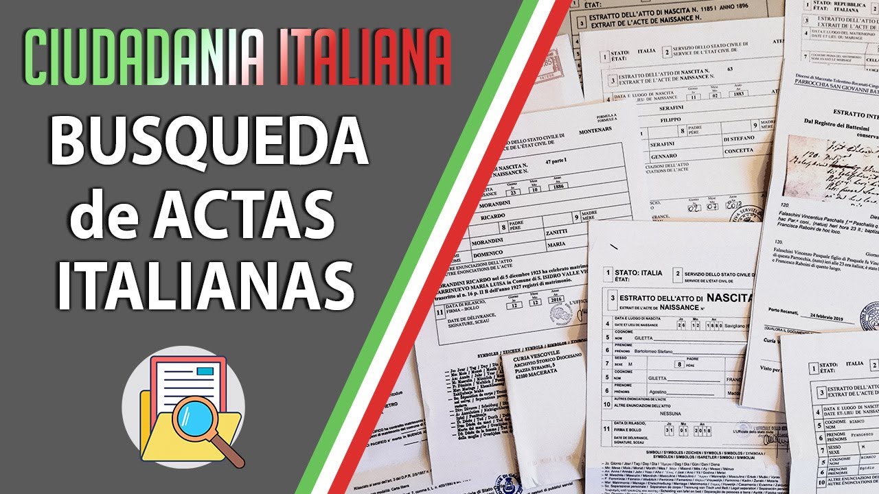 📜 BÚSQUEDA de ACTAS ITALIANAS - Cómo y Dónde encontrar el Nacimiento de Nuestro Ancestro Italiano 🇮🇹