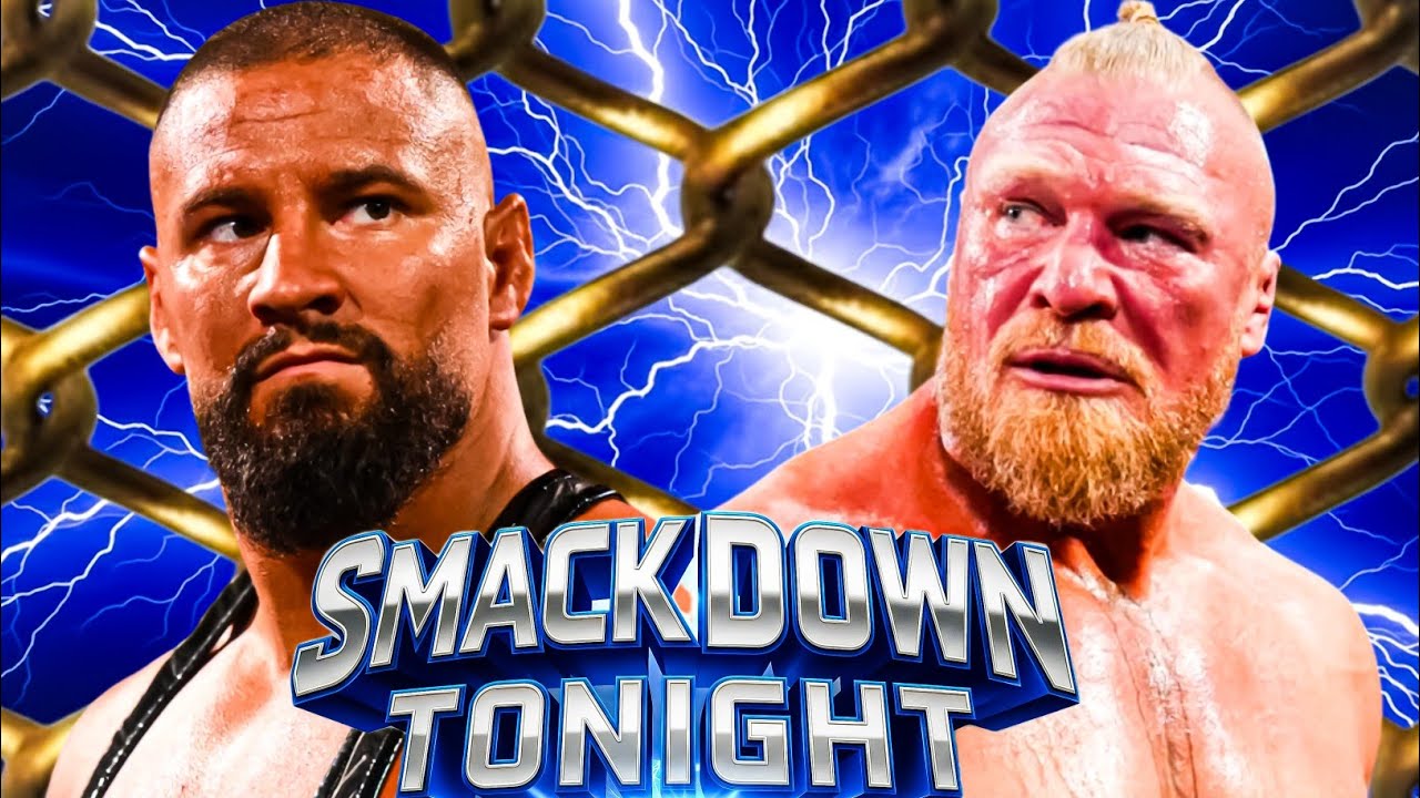 Bron Breakker vs Brock Lesnar Steel Cage Match WWE Smackdown | WWE 2K25
