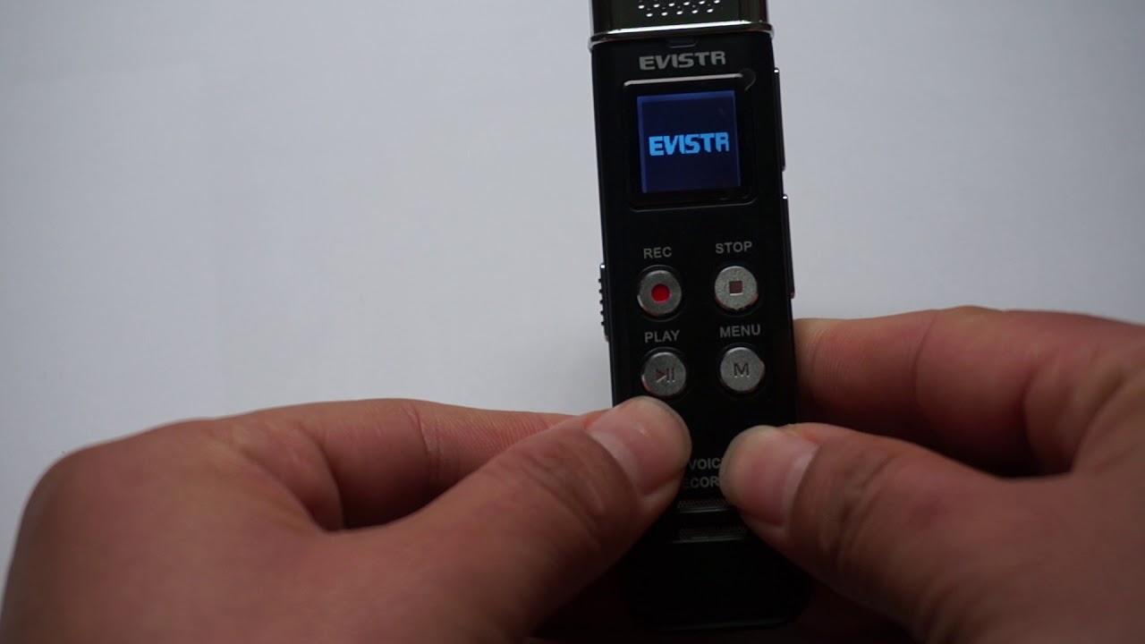 1  EVISTR Voice recorder introduce