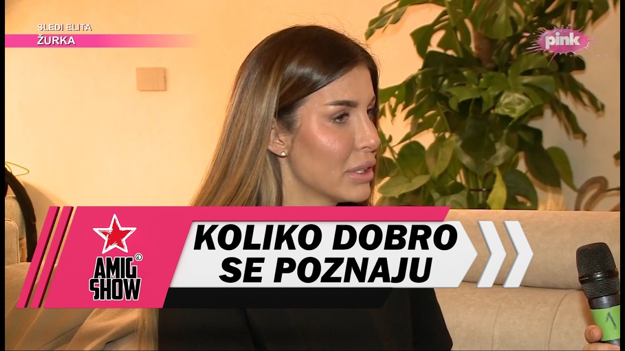 Koliko dobro se poznaju Sloba Radanović i Jelena? (AmiG Show S18)