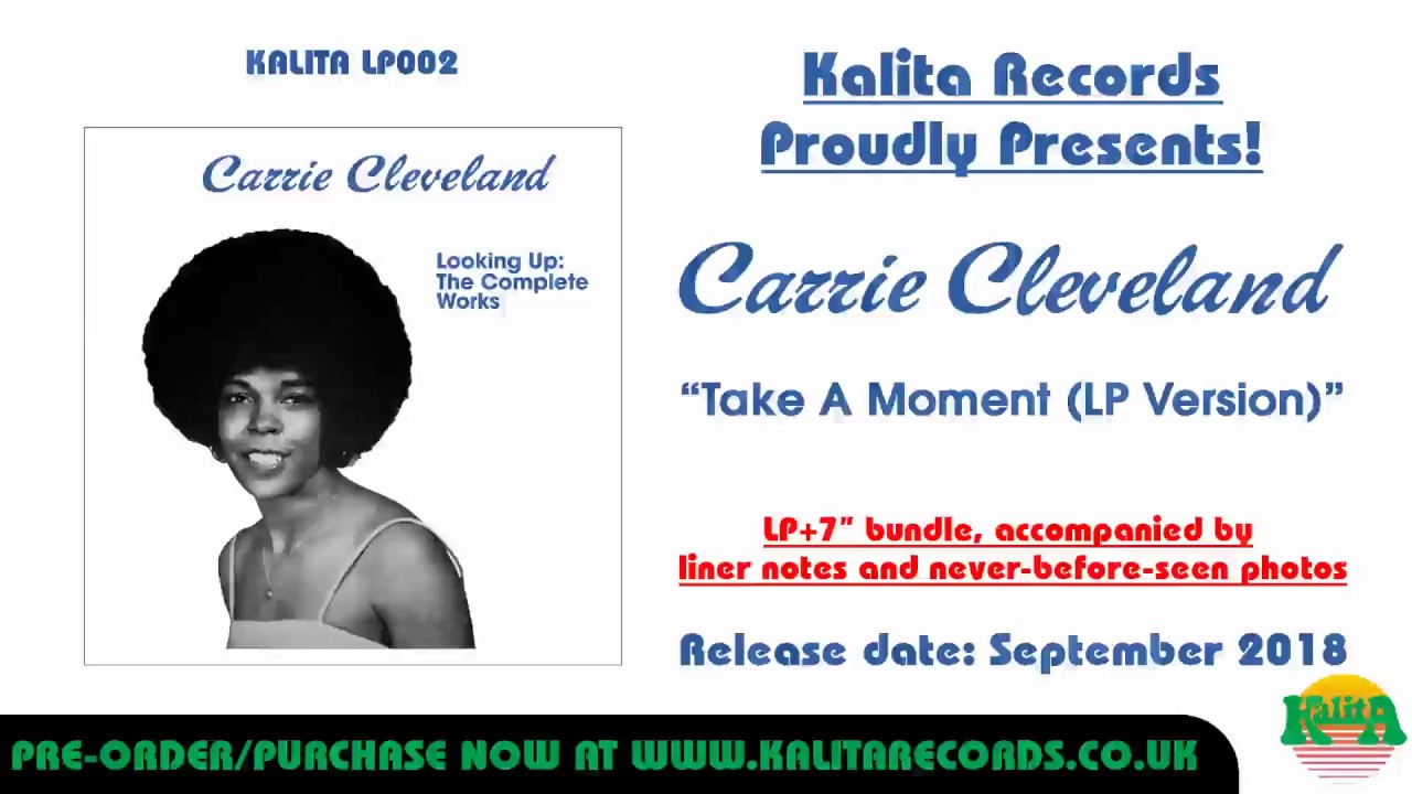 Carrie Cleveland - 'Take A Moment (LP version)' (Official)