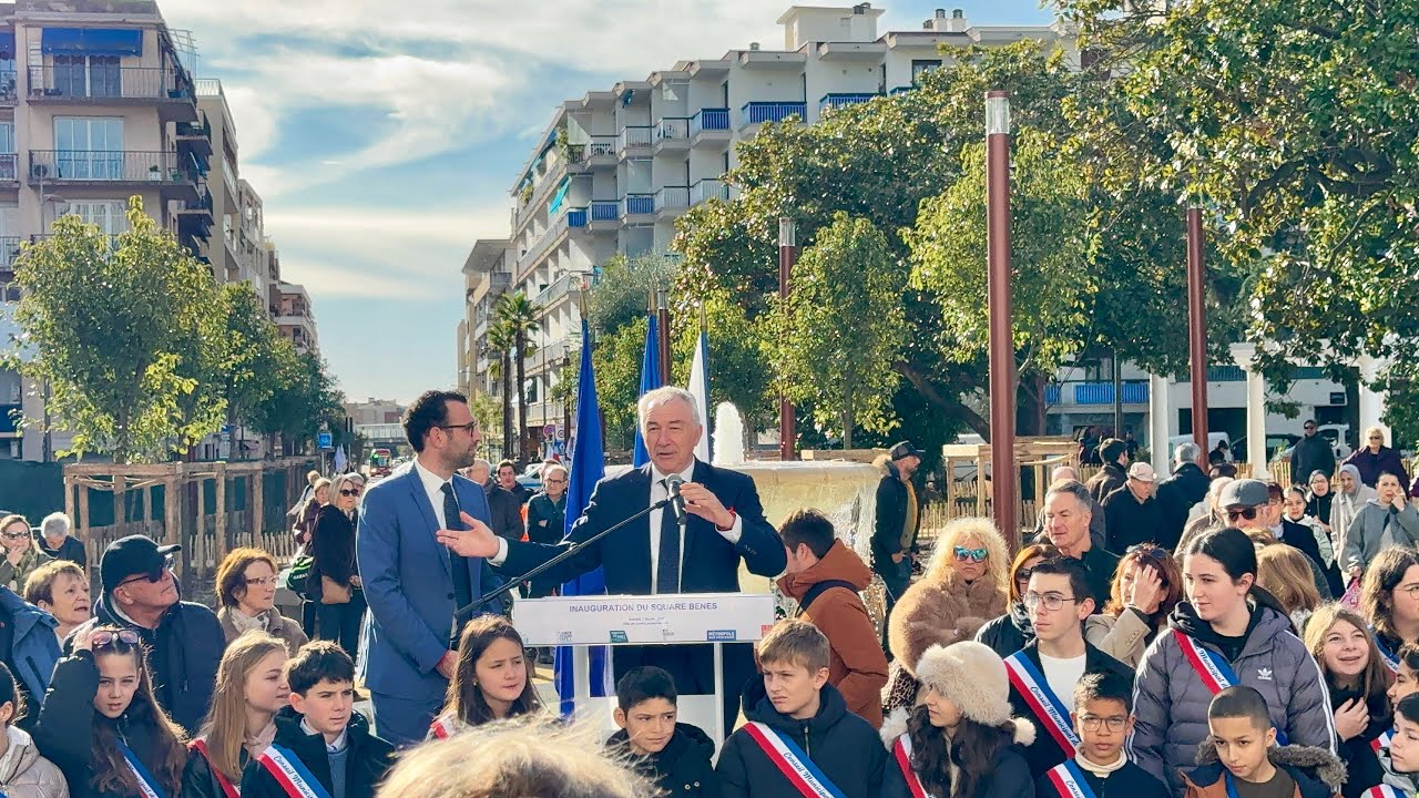 INAUGURATION DU SQUARE BENES 🇫🇷 P1  Ville de Saint-Laurent-du-Var ☀️ FRANCE 🇫🇷 Samedi 7 février 2026