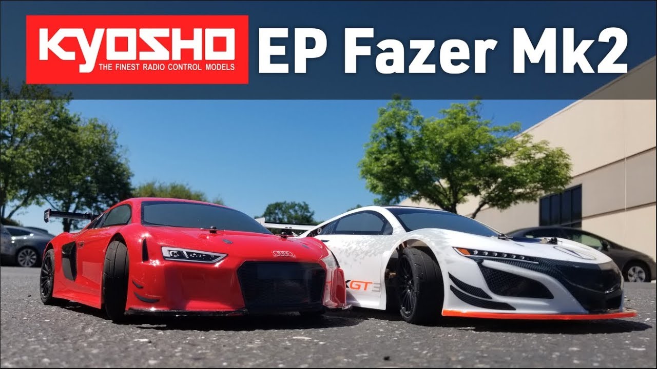 What's New: Kyosho Fazer MK2 Acura NSX GT3 & Audi R8 LMS Race Cars