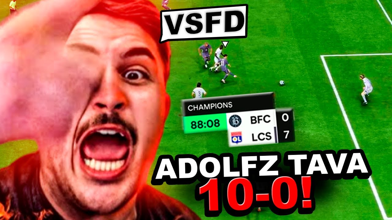 ADOLFz TAVA 10-0 NA WL E TOMOU A MAIOR GOLEADA DO EA FC 25