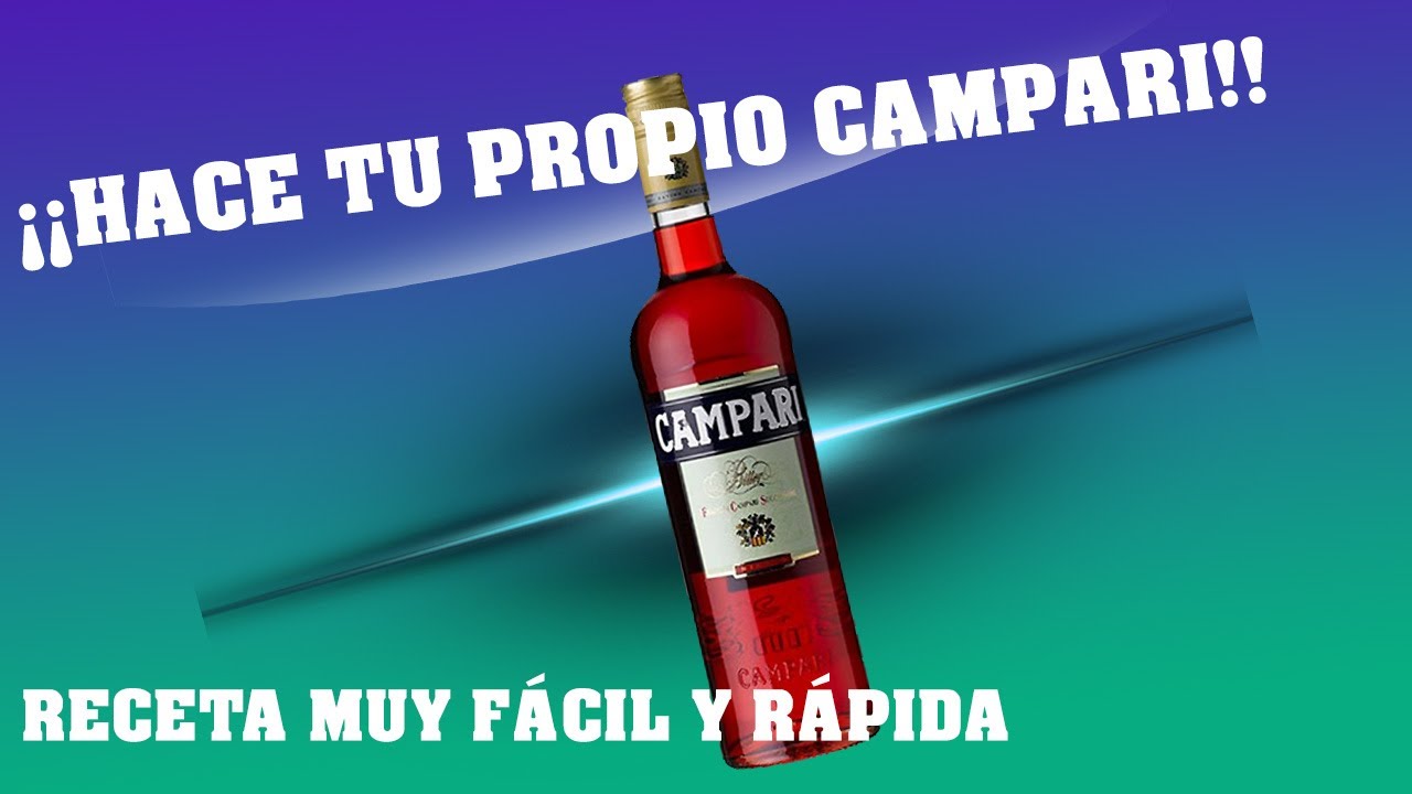 Como hacer CAMPARI CASERO | BITTER RECETA FÁCIL BASTA MARTIN!