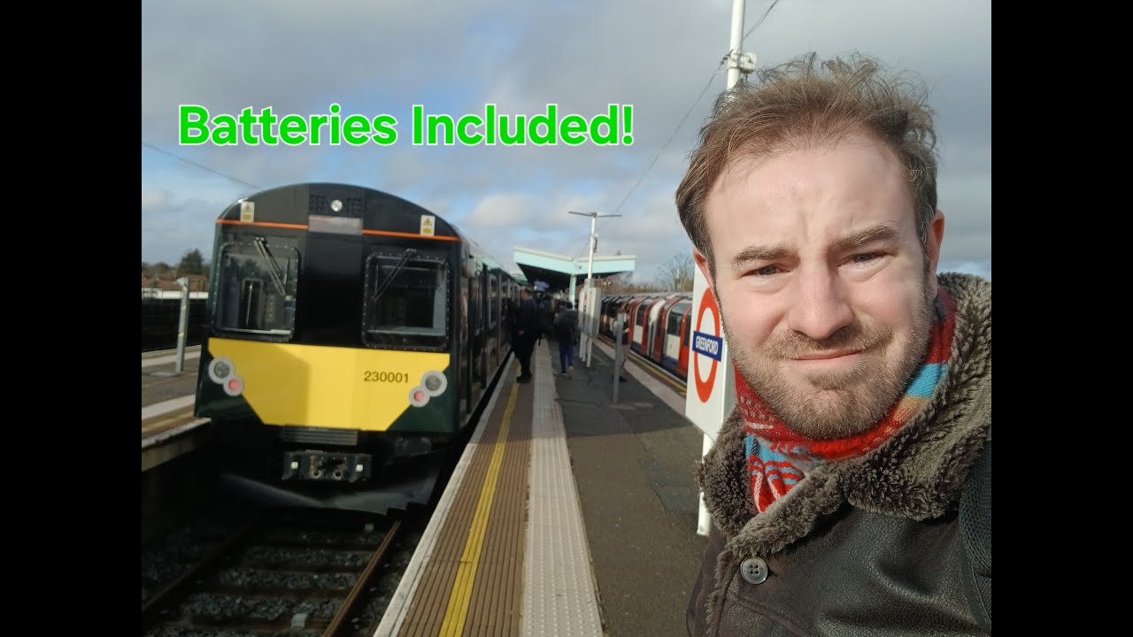 Battery Powered D Train 230001's First Day Of Passenger Service On The Greenford Branch!
