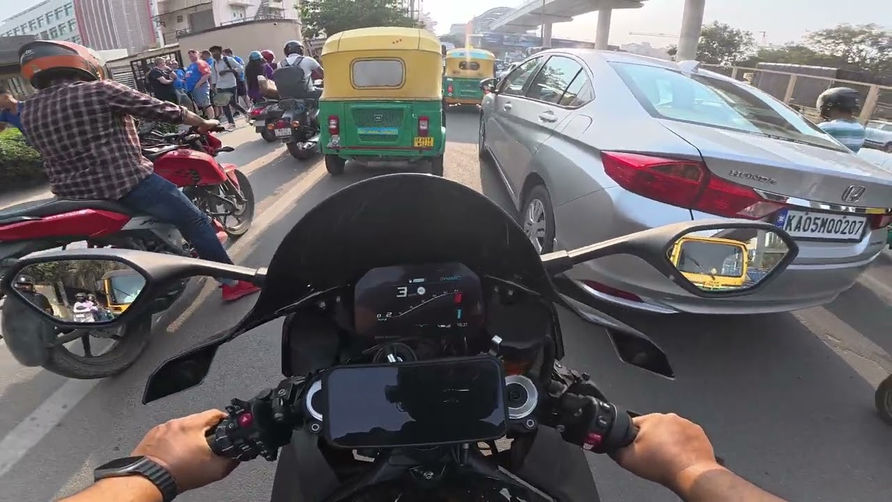 16Feb2026 - BMW S1K Bangalore Biker - Daily Ride - Office To Home